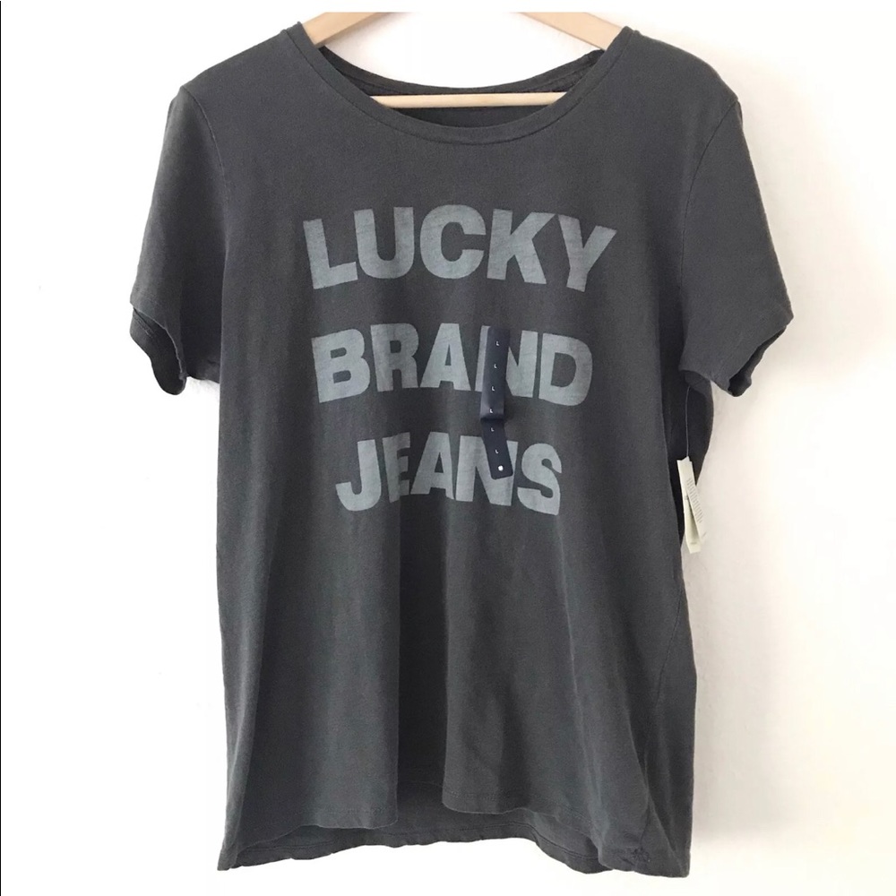 Lucky Brand Logo Women’s T Shirt L